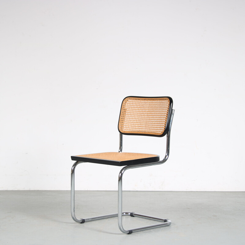 Vintage "Cesca" dining chair by Marcel Breuer, Italy 1970s