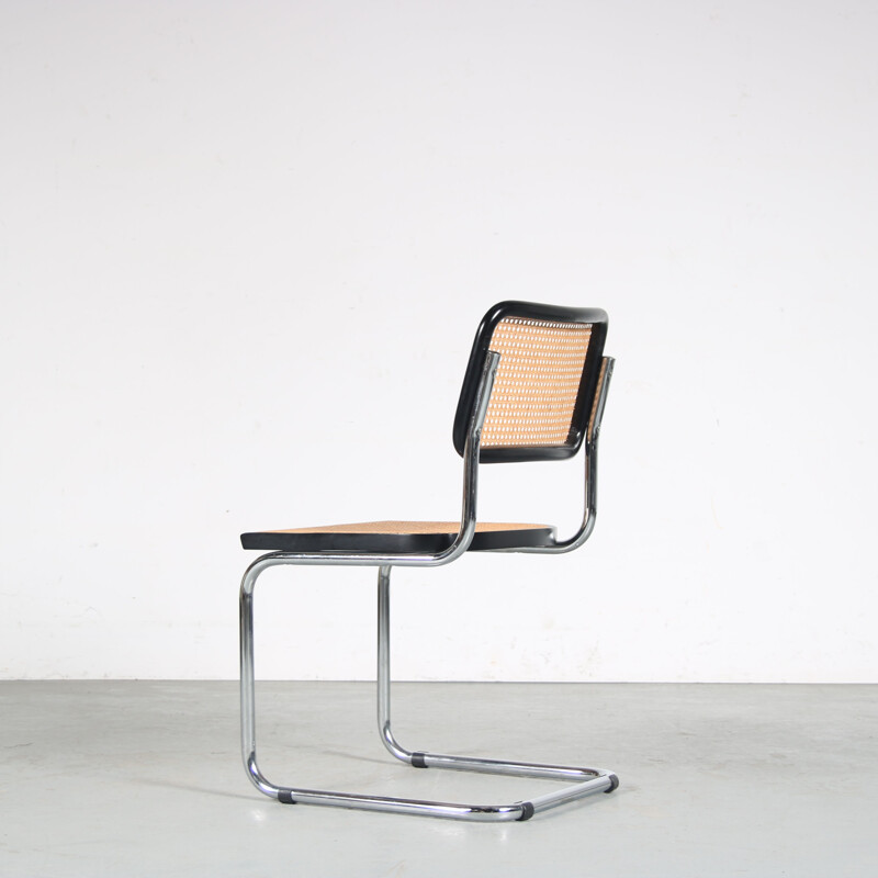 Chaise vintage "Cesca" par Marcel Breuer, Italie 1970