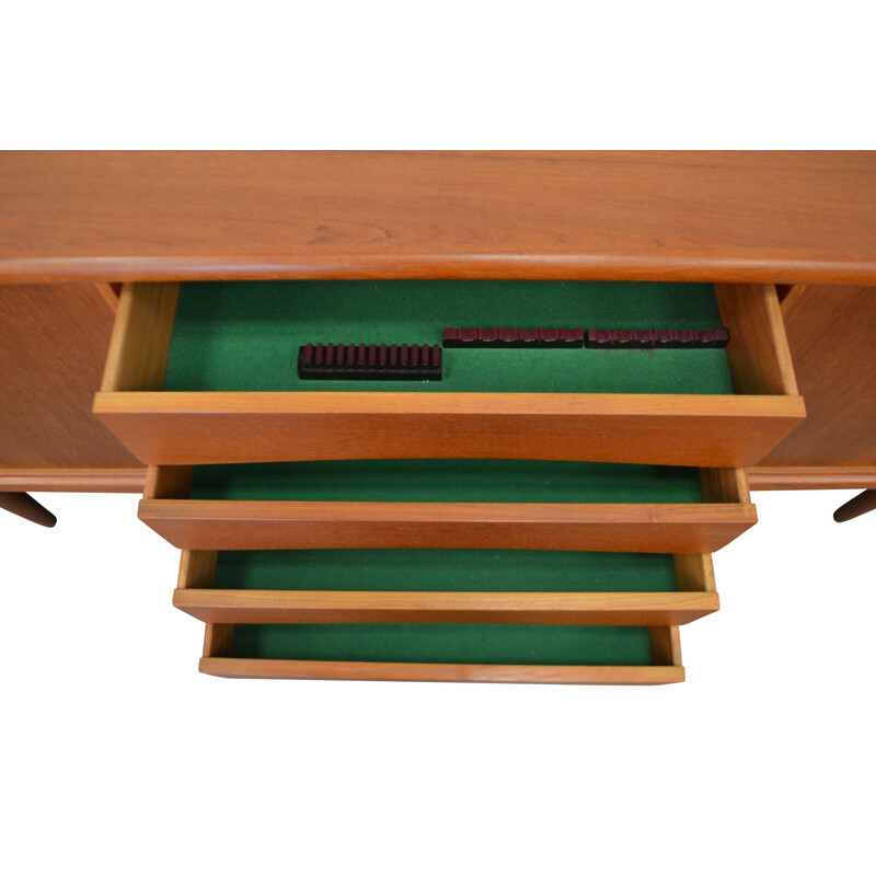 Vintage Axel Christensen Oder sideboard in teak, Gunni OMANN - 1960s