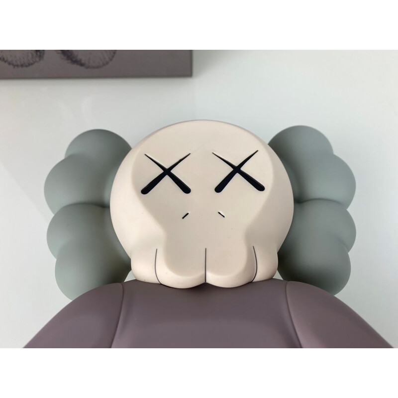 Paire de figurines vintage Kaws Companion brunes, 2020