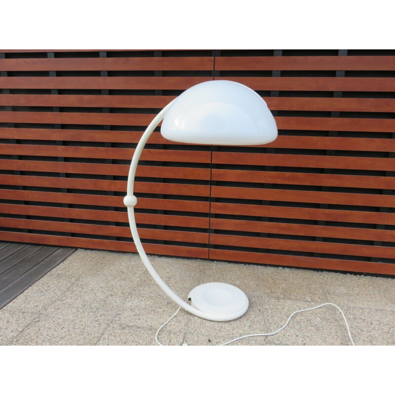 Lampadaire serpente d'Elio Martinelli pour Martinelli Luce, Italie 1965