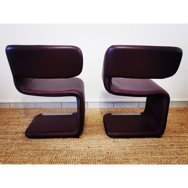 Set of 6 Italian Little Sister vintage chairs by Roberto Lazzeroni for Ipe Cavalli, 1996s