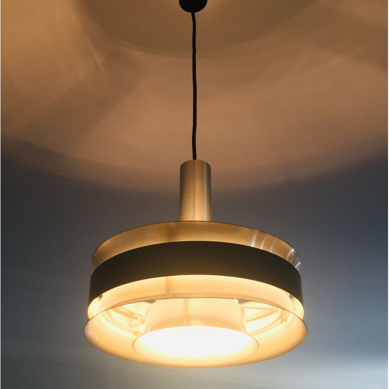 Mid-century Scandinavian pendant lamp by Carl Thore for Granhaga, Sweden 1960s