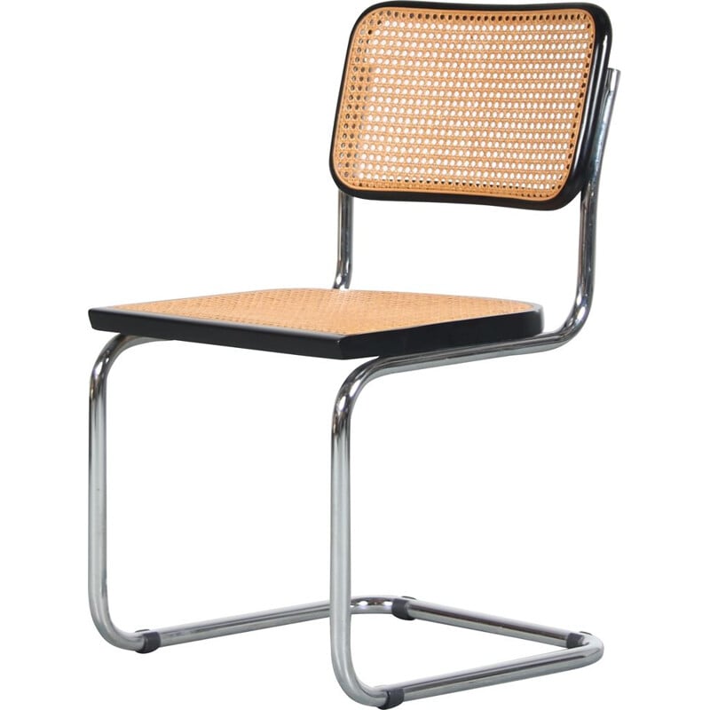 Vintage "Cesca" dining chair by Marcel Breuer, Italy 1970s