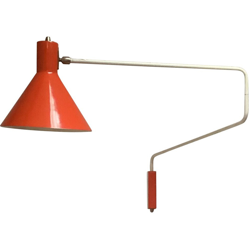 Vintage Elbow wall lamp by j.j.m Hoogervorst for Anvia