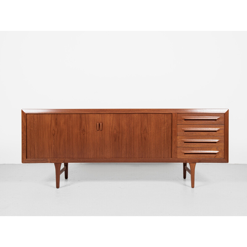 Vintage Deens teakhouten dressoir van Ib Kofod Larsen voor Faarup, 1960