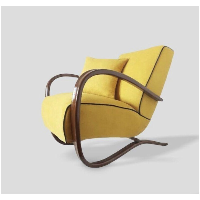 Vintage armchair model H 269 by Jindrich Halabala for Up Zavody, 1930s