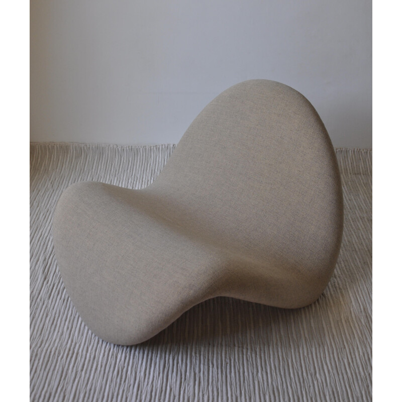 Tongue armchair in fabric, Pierre PAULIN - 1970s