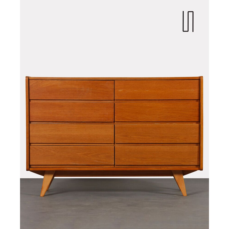 Vintage Eastern European chest of drawers model U-453 by Jiri Jiroutek for Interier Praha, 1960