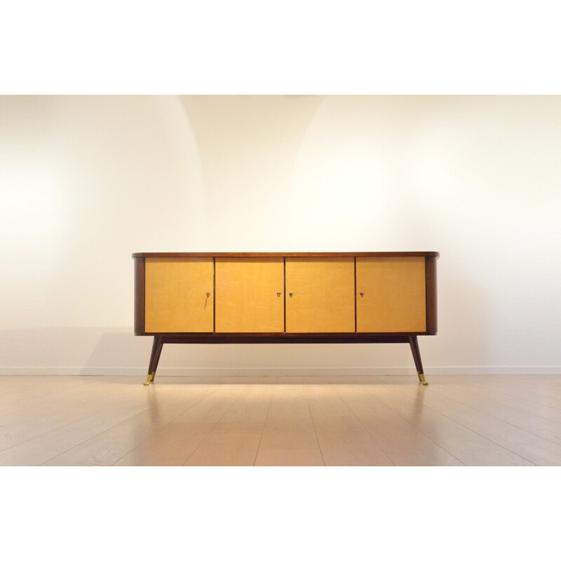 De Coene big bicolored wood sideboard - 1950s