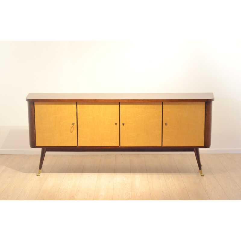 De Coene big bicolored wood sideboard - 1950s