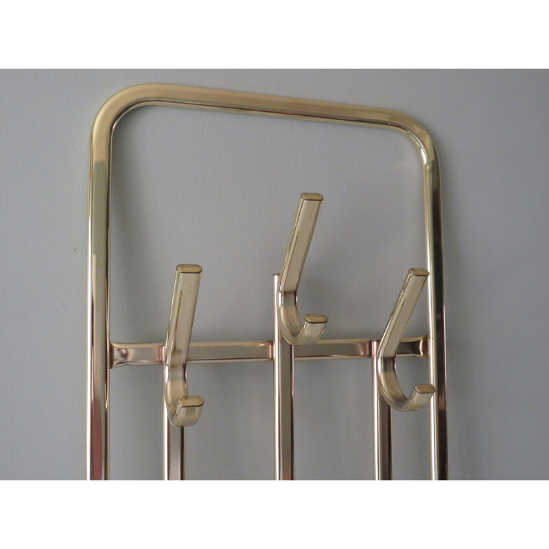 Vintage wall coat rack, Belgium 1970s