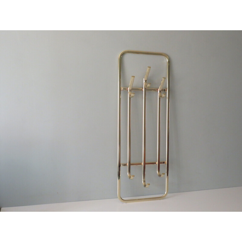 Vintage wall coat rack, Belgium 1970s