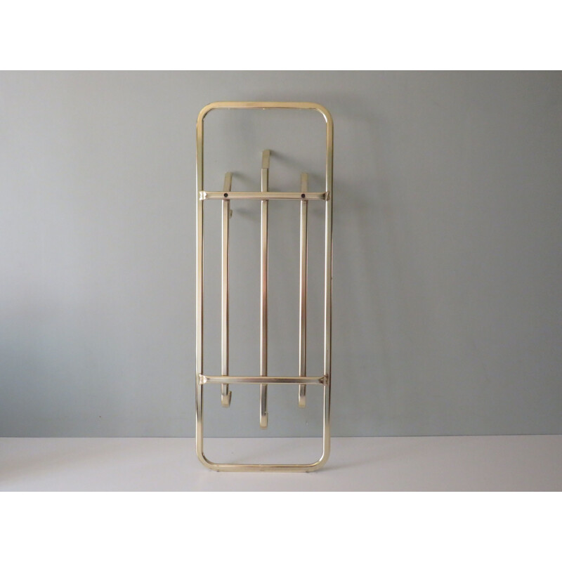 Vintage wall coat rack, Belgium 1970s