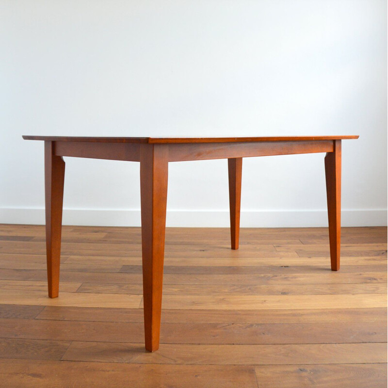 Scandinavische vintage teakhouten tafel