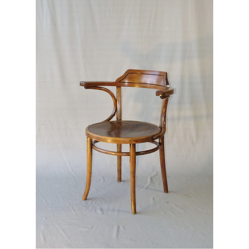 Vintage N 3 office chair by Thonet, 1905s