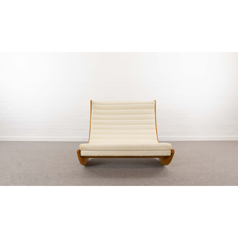 Sedia a dondolo vintage Tandem Relaxer 2for2 di Verner Panton per Rosenthal, Germania 1974