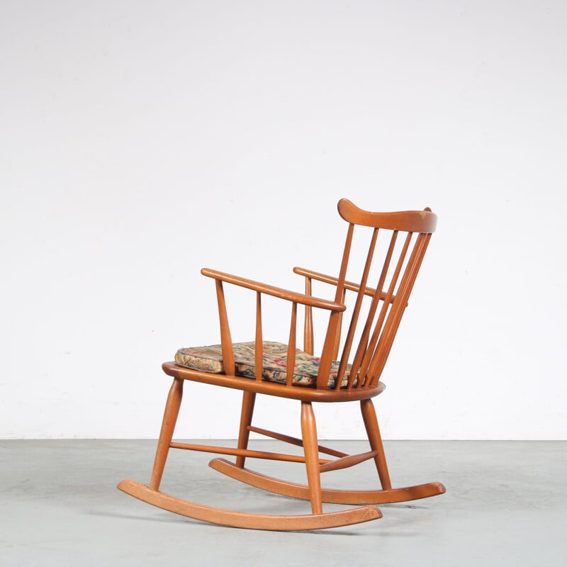 Chaise à bascule vintage de Borge Mogensen pour Fdb Mobler, Danemark 1950