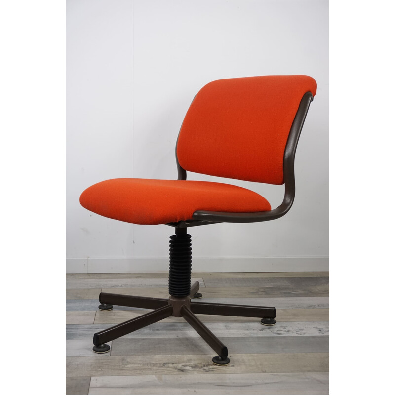 Vintage swivel office chair by Roneo, 1970-1980