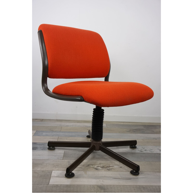 Vintage swivel office chair by Roneo, 1970-1980