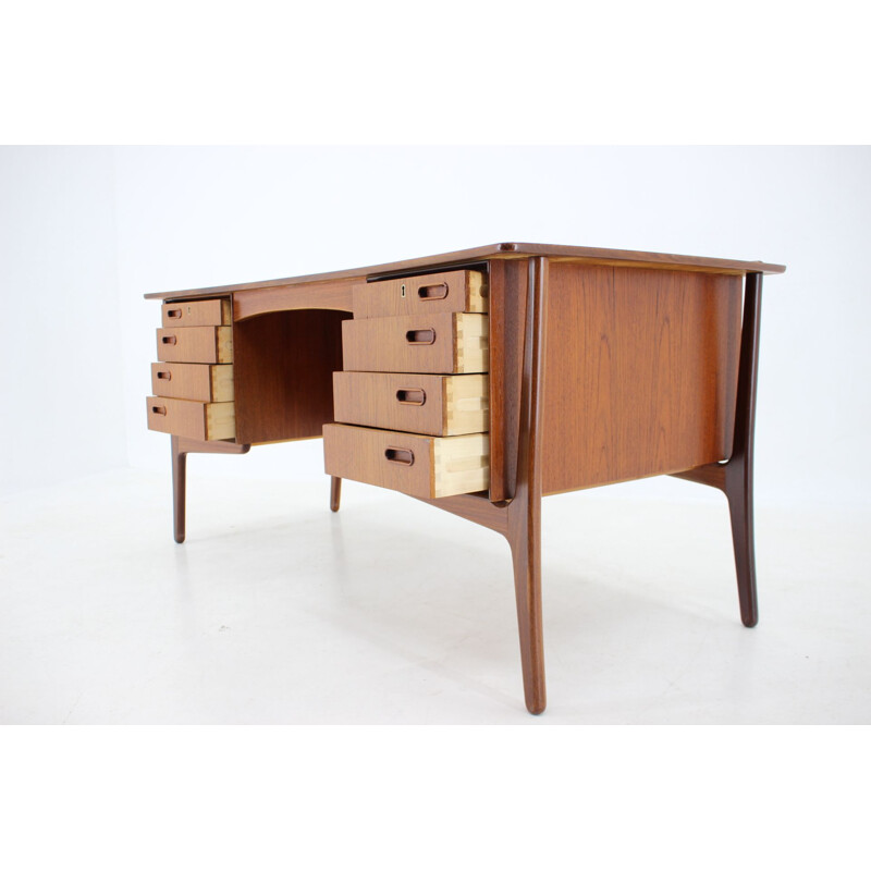 Scrivania vintage in teak di Svend Åge Madsen per H.P. Hansen Hansen, Danimarca 1960