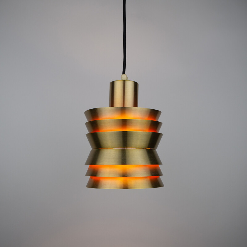 Danish vintage pendant lamp Trava by Carl Thore for Granhaga, 1960s