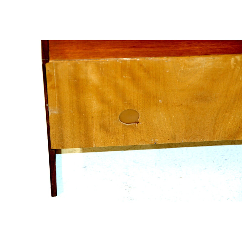 Vintage teakhouten console "Domino" voor Möbel-Ikéa, 1960