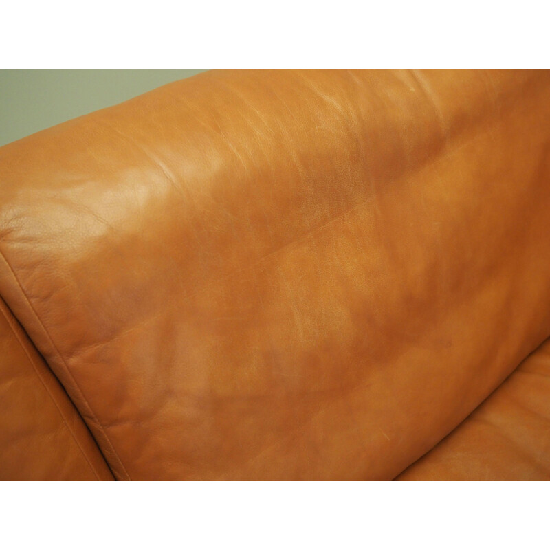 Vintage leather sofa, Denmark 1960s