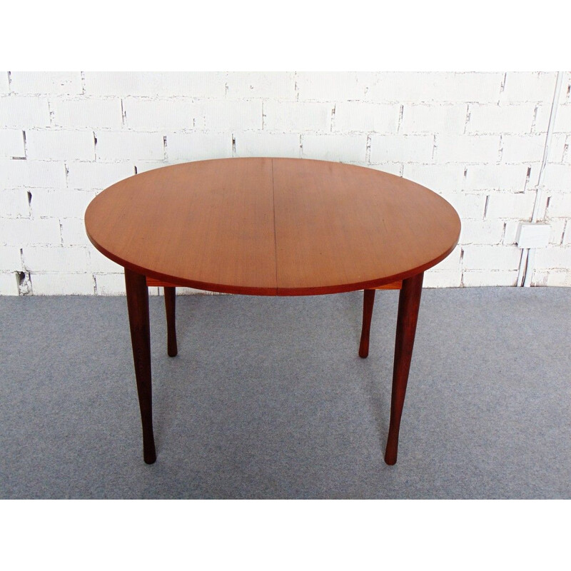 Tavolo allungabile in teak vintage, 1950