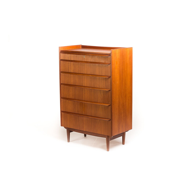 Danish tallboy chest of drawers, Michael BLOCH - 1960s
