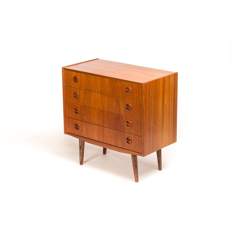 Vintage Danish teak chest of drawers - 1960s