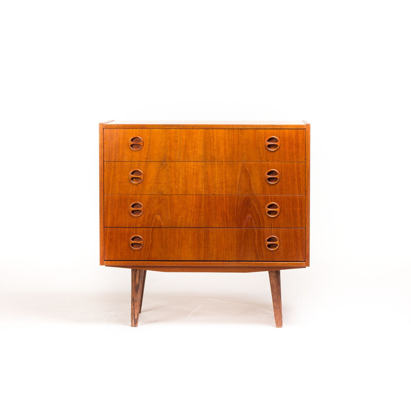 Vintage Danish teak chest of drawers - 1960s