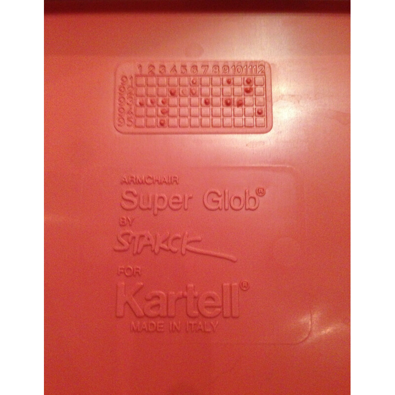 Vintage armchair model Super Glob by Philippe Starck for Kartell, 1990