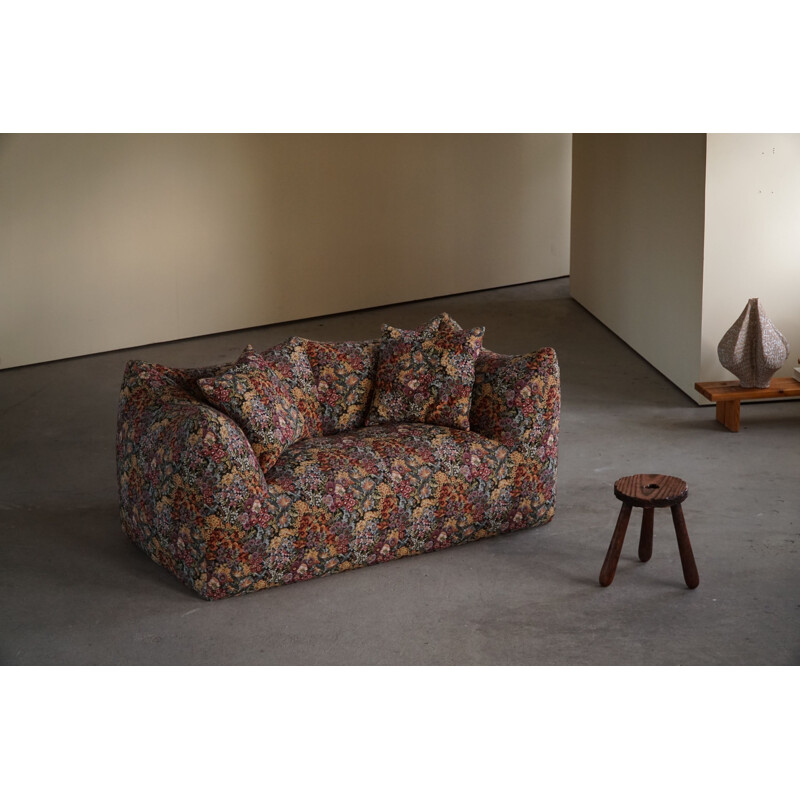 Vintage "Le Bambole" 2-seater sofa in fabric by Mario Bellini for B&B Italia, Italy 1972