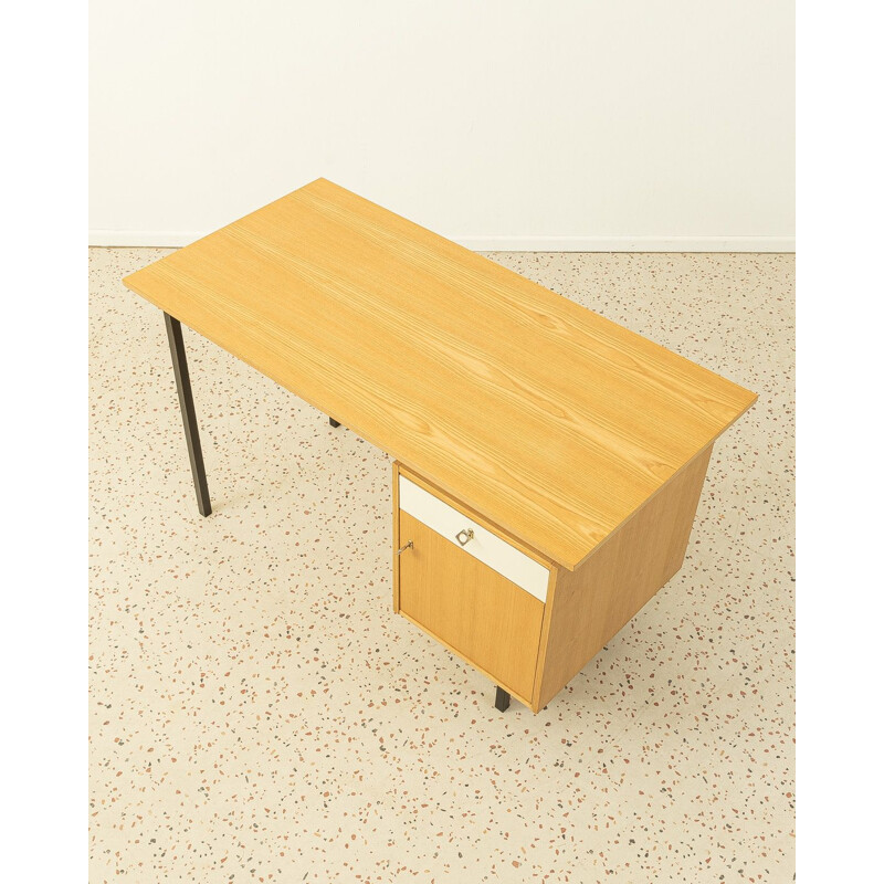 Vintage Schreibtisch aus Eschenholz von Ge-el Möbel, Deutschland 1960