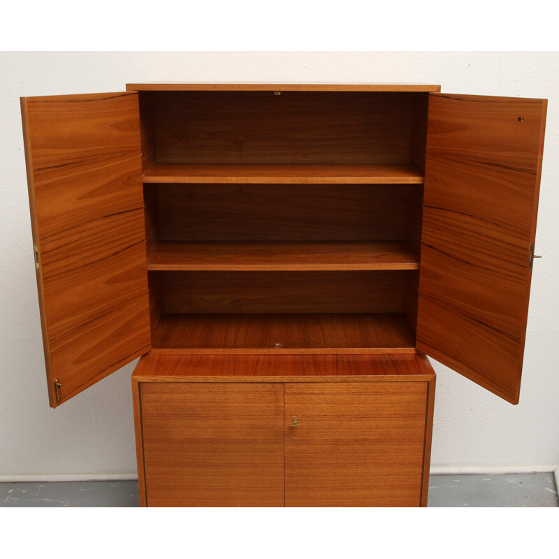 High cabinet in teak - 1960s