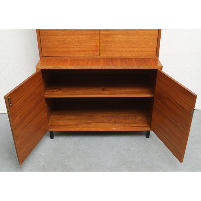 High cabinet in teak - 1960s