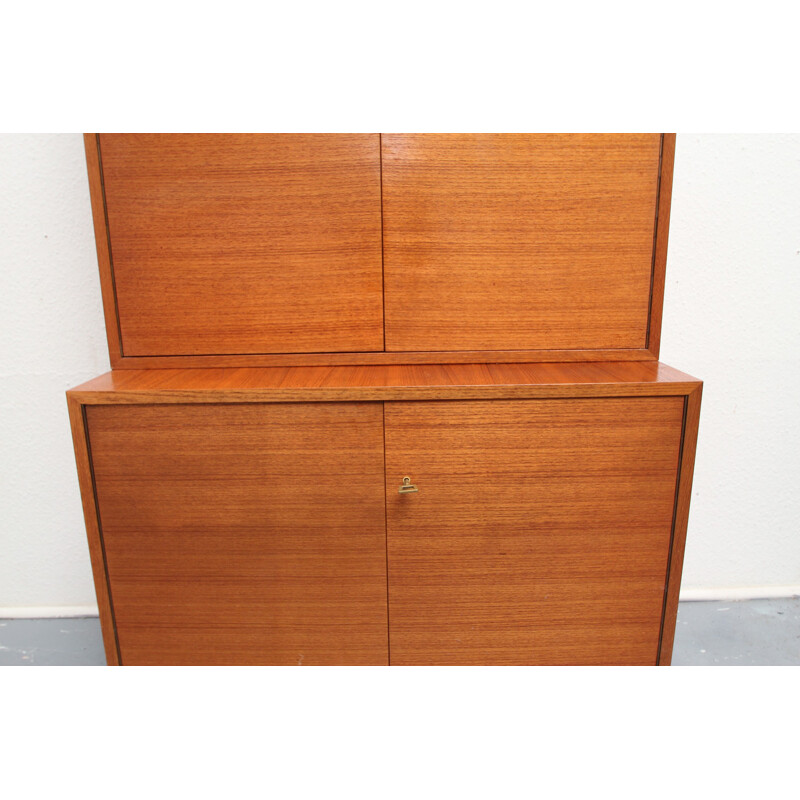 High cabinet in teak - 1960s