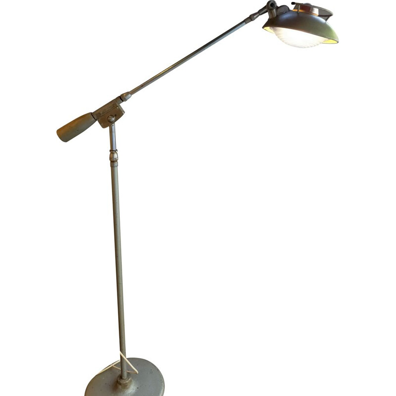 Lampadaire vintage à balancier de Ferdinand Solere, 1950