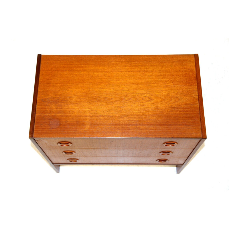 Domino vintage teak chest of drawers, 1960