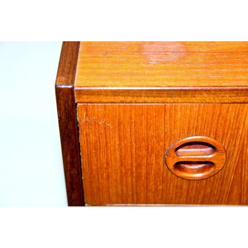 Domino vintage teak chest of drawers, 1960