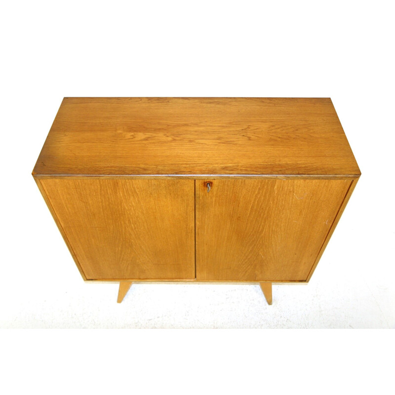 Vintage teak and beech cabinet, Sweden 1950