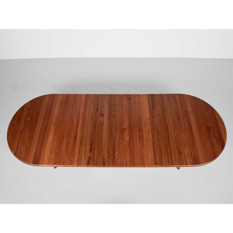 Mid century Danish round dining table by Niels Otto Møller for Gudme, 1960s