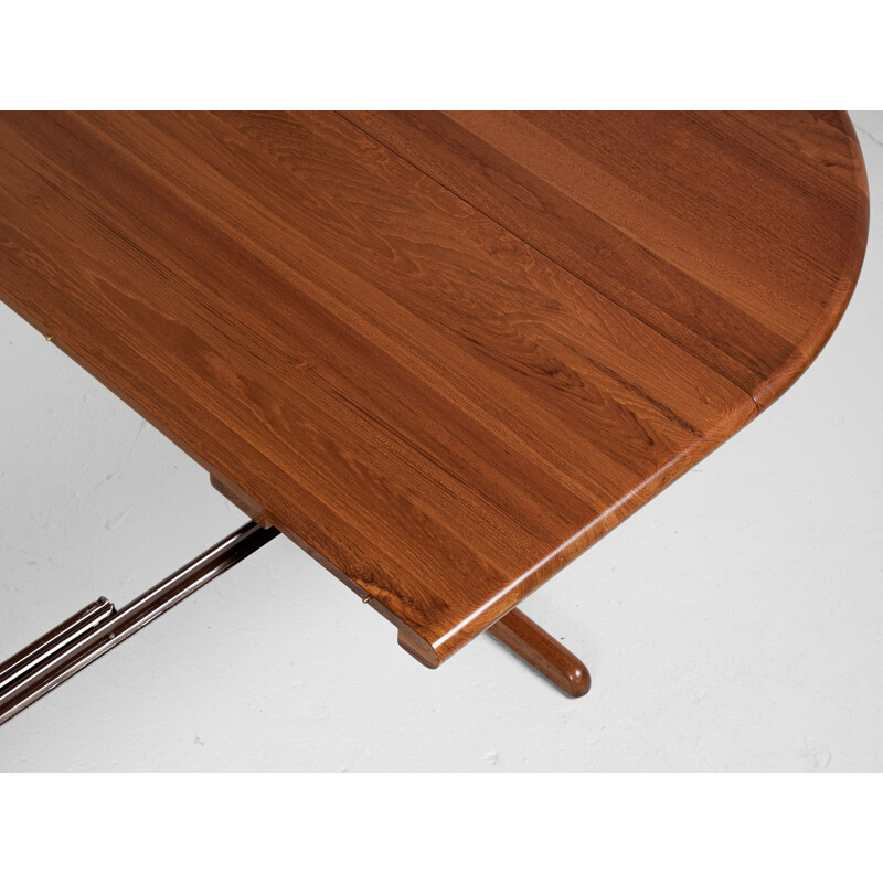 Mid century Danish round dining table by Niels Otto Møller for Gudme, 1960s