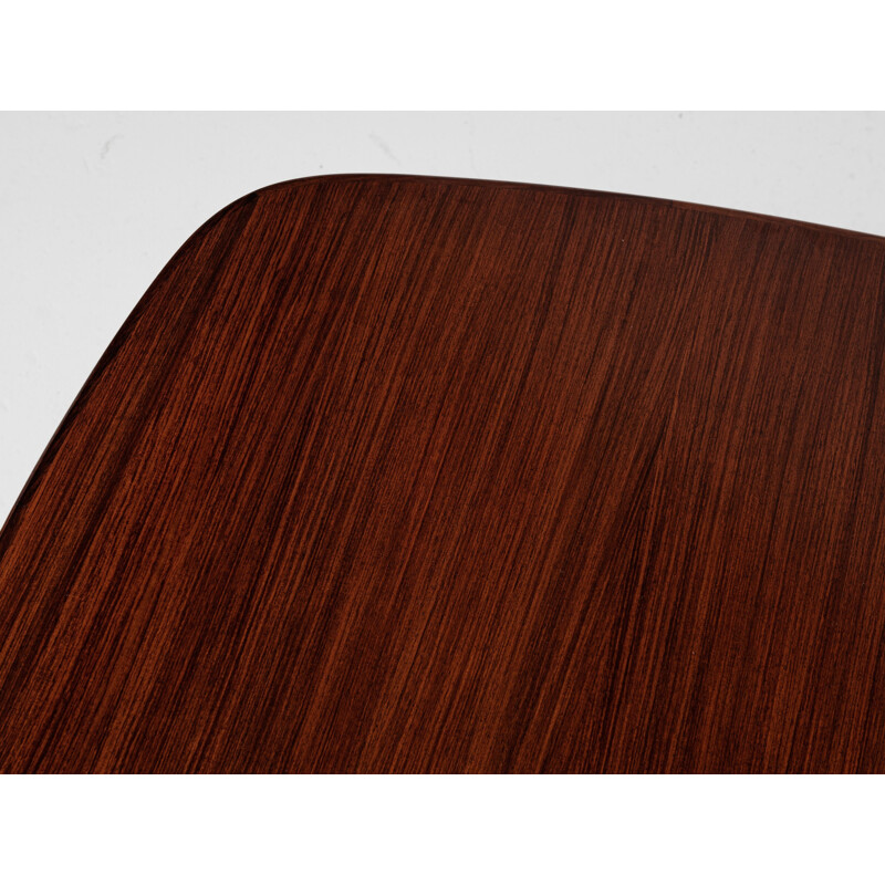 Mid century Danish oval dining table in rosewood by Skovby, 1960s