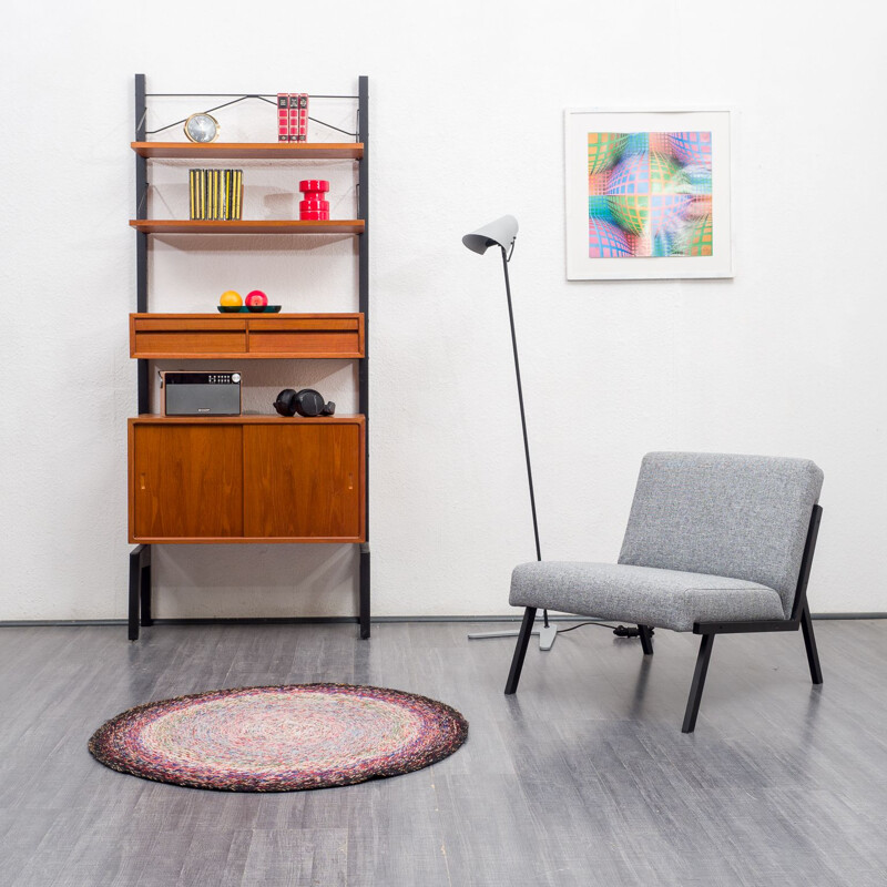 Vintage shelf system in teak by Poul Cadovius, Denmark 1960s