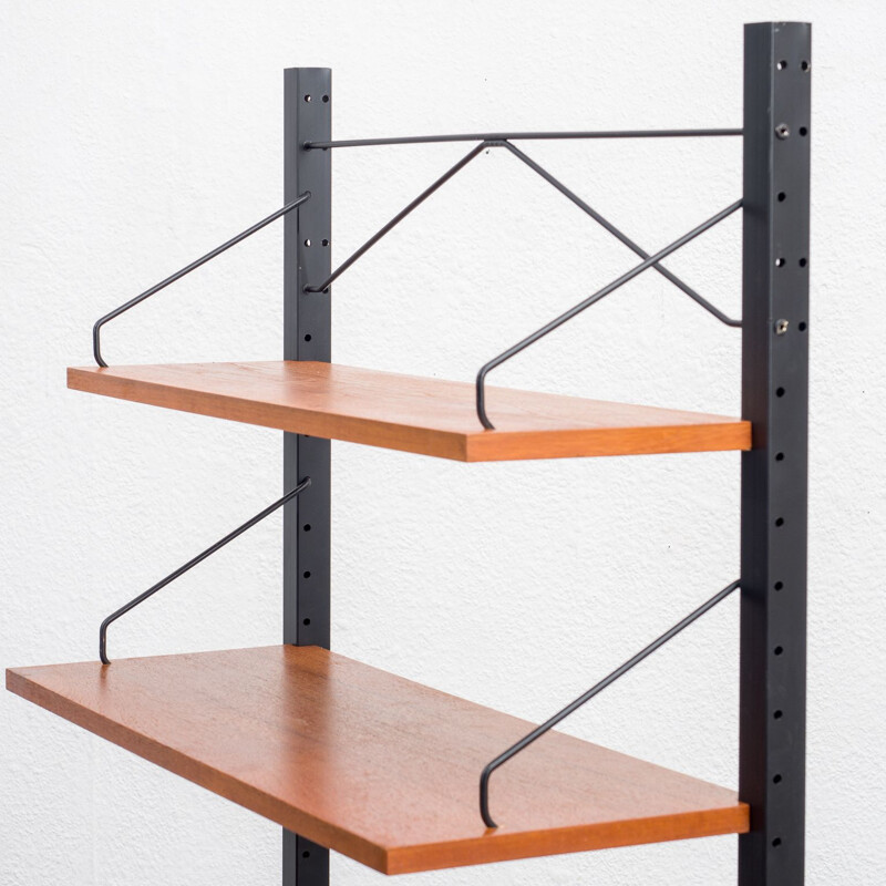 Vintage shelf system in teak by Poul Cadovius, Denmark 1960s