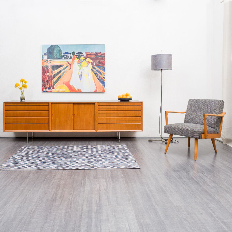 Vintage sideboard in teak and formica, 1960s