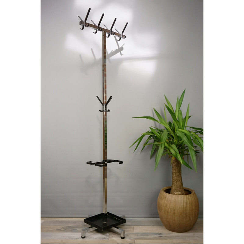 Vintage metal coat rack, 1950