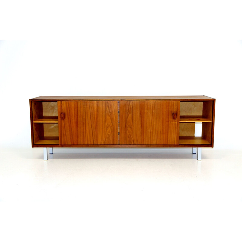 Enfilade vintage en teck par Nils Jonsson pour Troeds, 1960